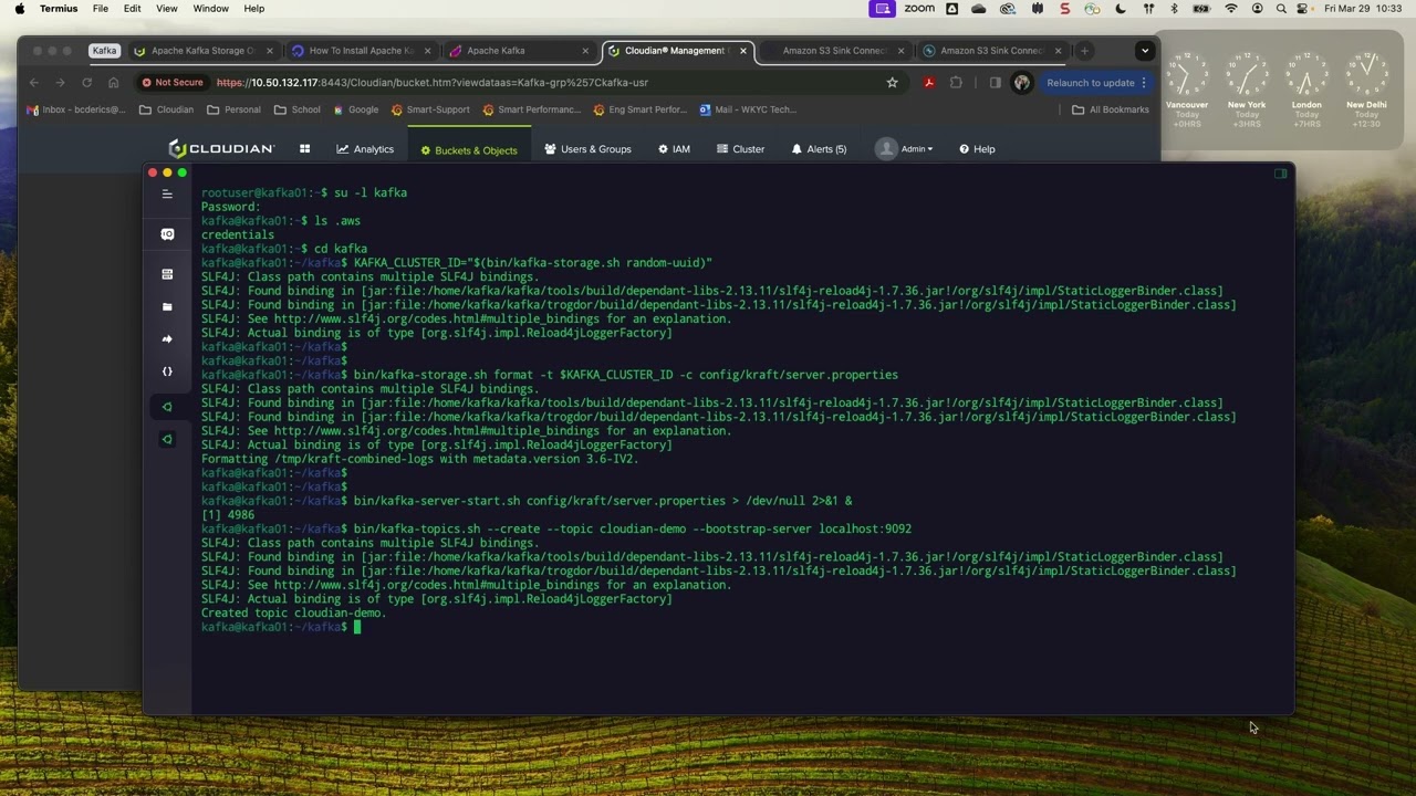 Demo: How to Integrate Apache Kafka with Cloudian HyperStore, S3-Compatible Object Storage