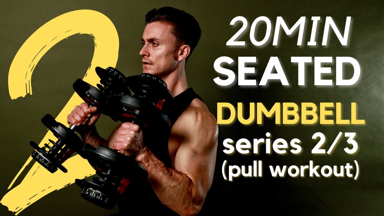 SEATED DUMBBELL SERIES 2/3 // 20min Back and bicep workout