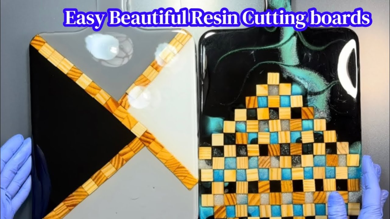 Amazing Resin Cutting Boards 🤩#resinart 