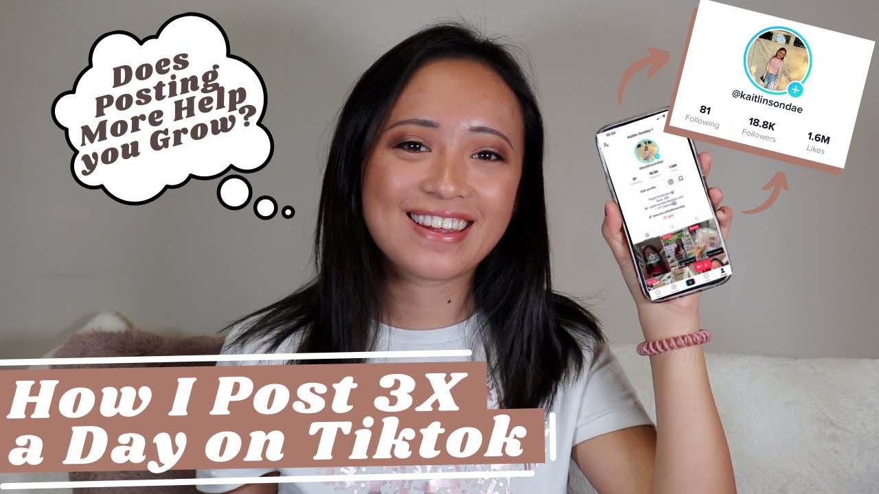 Does Posting MORE Help You Grow?? How I Post 3x a Day on Tiktok!! | Tiktok Growth