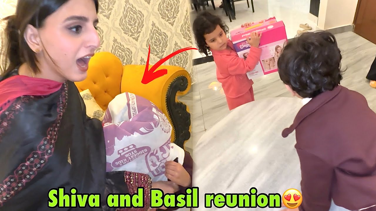 Shifa ko basil ne surprise kardiya gifts ke sath😍 