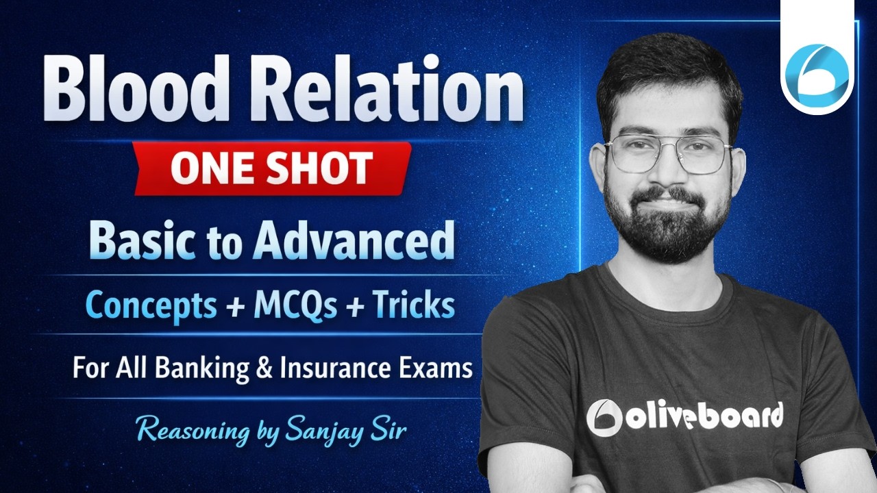 Blood Relation One Shot | Basic to Advanced | Reasoning for Banking Exams 2026 | Oliveboard