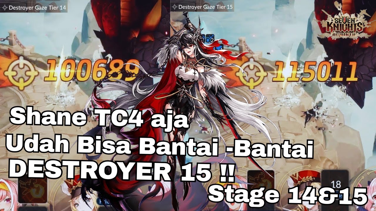 Guide TERLENGKAP Full Destroyer gaze 14-15 Auto repeat 100% winrate ! | 7knight Rebirth