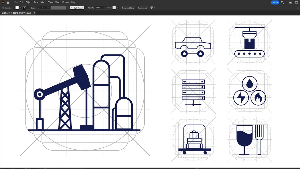 Icon Design Process Video