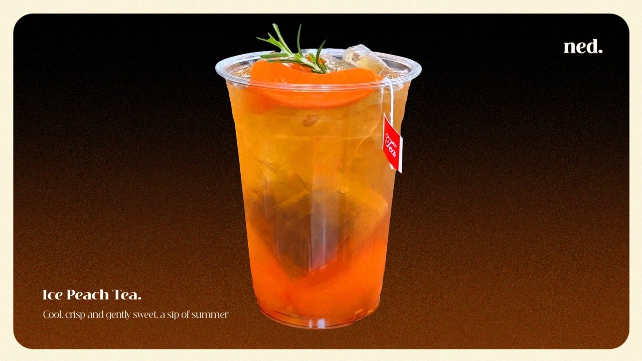 ice peach tea.