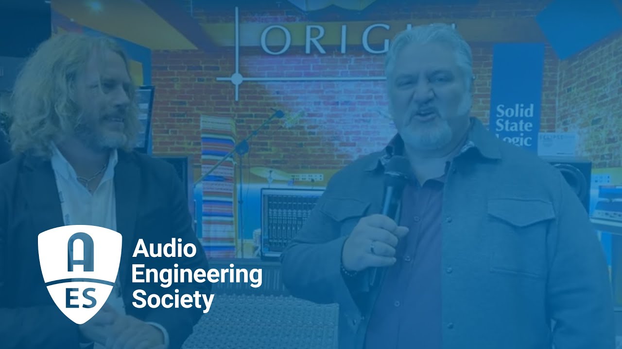 AES 2022 &mdash; Tim Thompson on the Argosy Desk for SSL ORIGIN 16