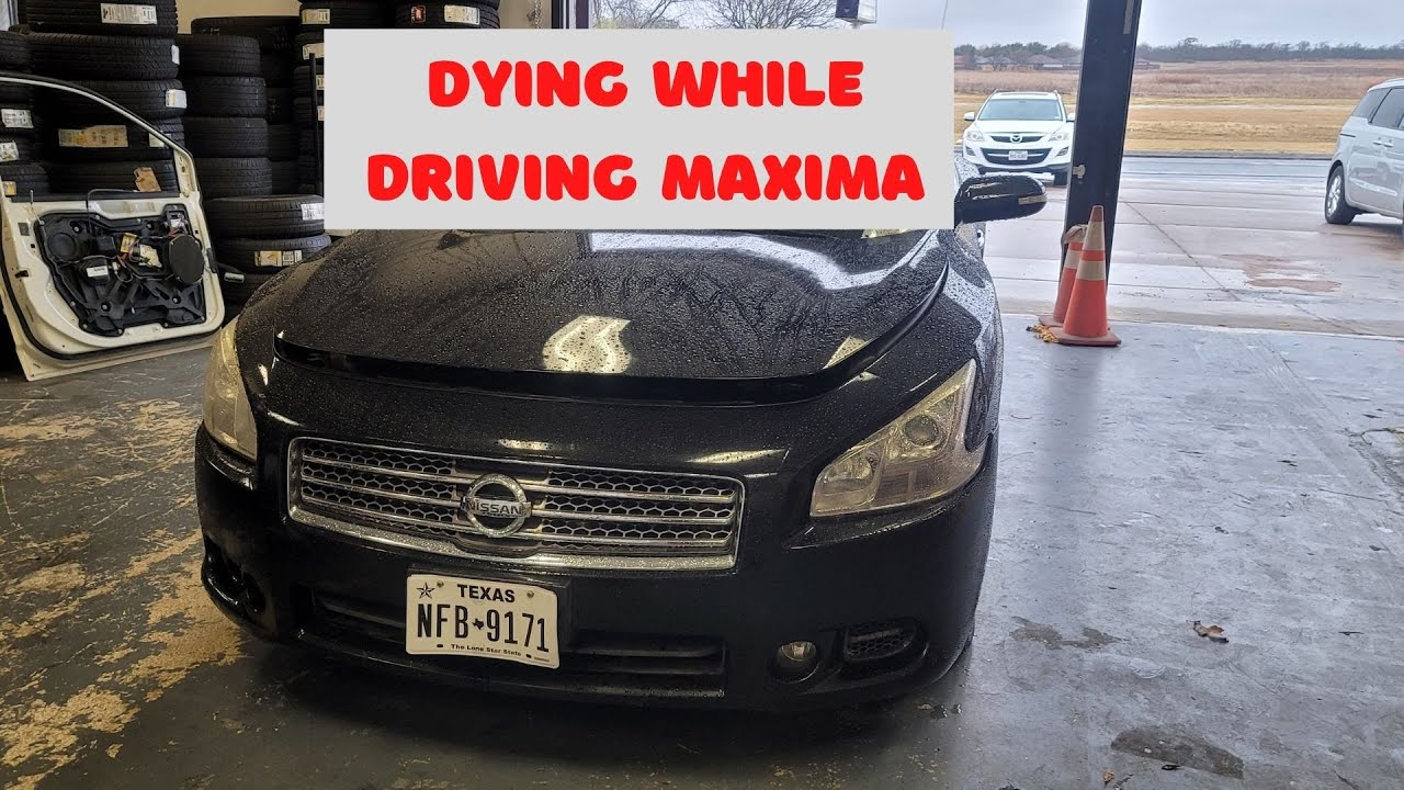 Nissan Maxima 2010 года выпуска, двигатель глохнет на ходу. Диагностика и ремонт.
