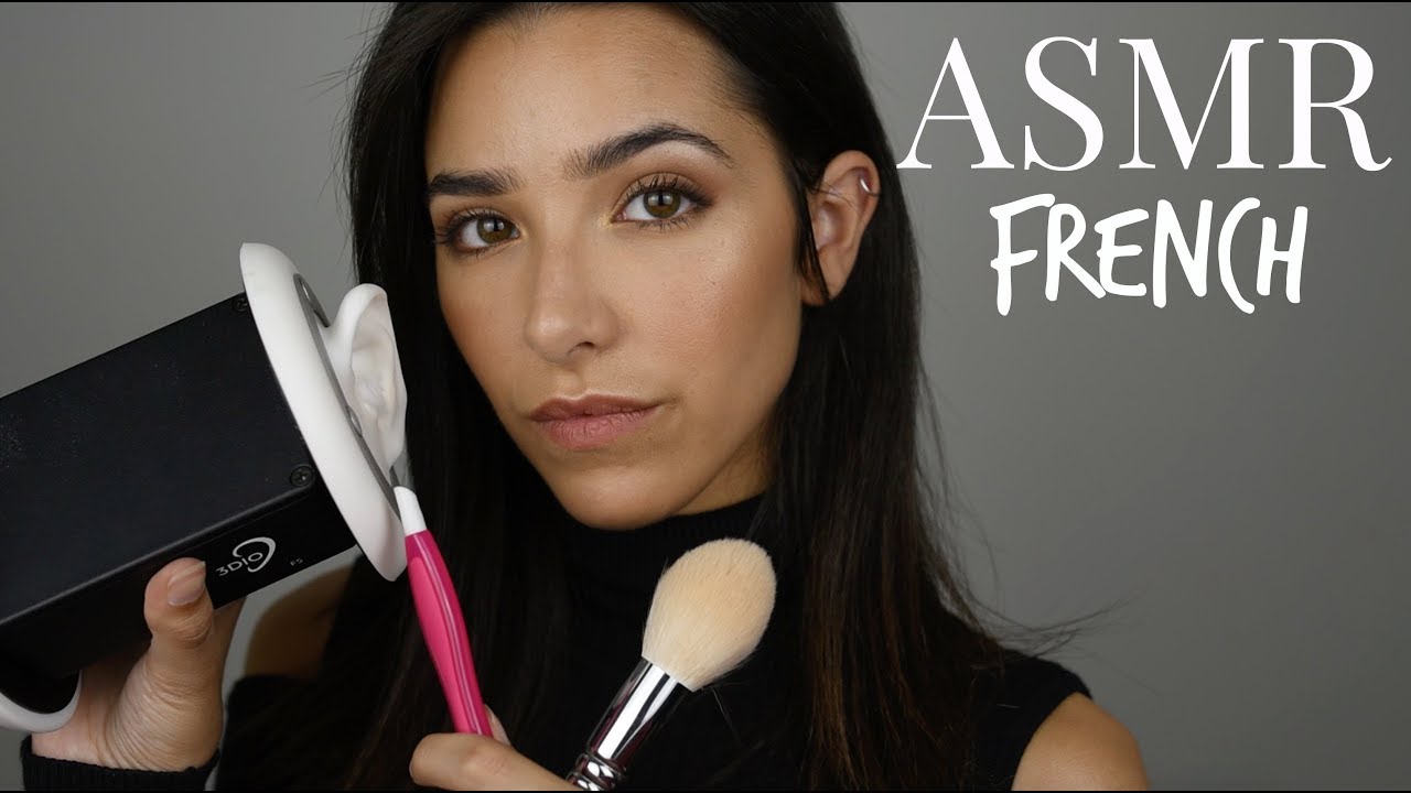 ASMR FRANCAIS 3DIO! (ear brushing, ear cupping, humming, trigger words...)