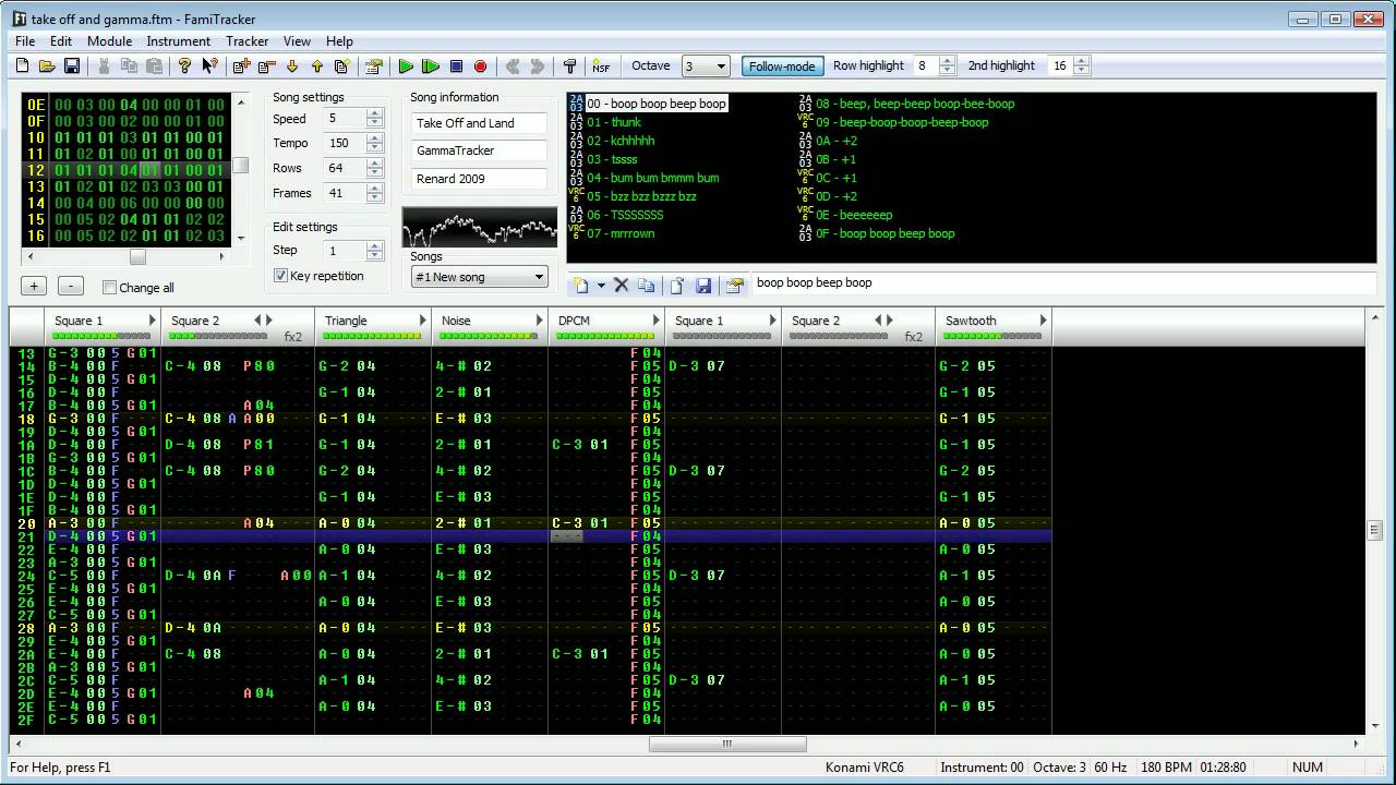 Kitsune² - Take Off and Land Famitracker Cover (8-bit)