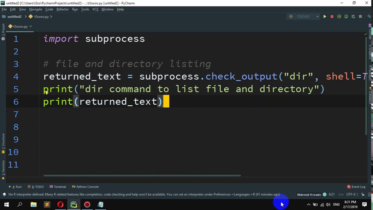 How to Run a Shell Command and Get The Output in Python