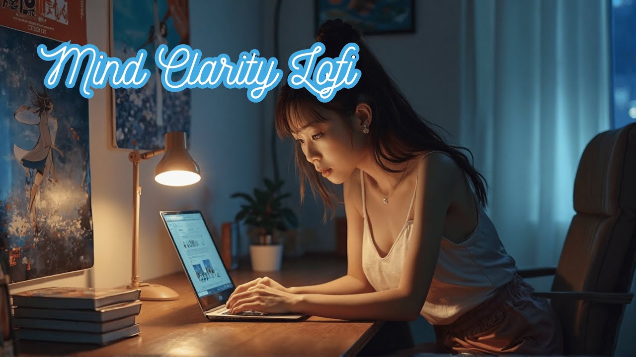 Typing under the Bamboo Moon – Misty Forest View Lofi for Work, Study, and Serene Focus 🌕