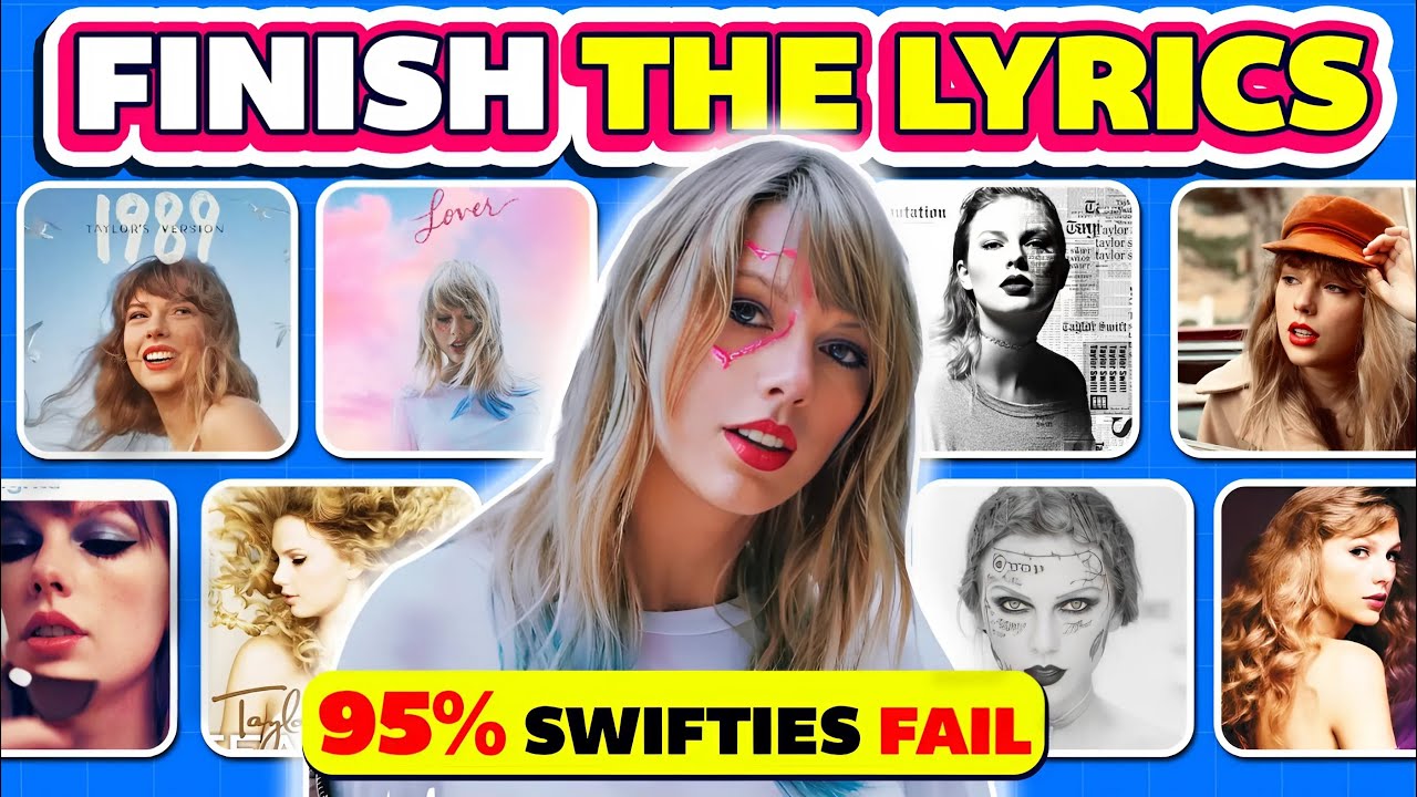 Finish The Lyric: 5 самых популярных песен с каждого альбома Тейлор Свифт | Тест на фанатов Тейло...