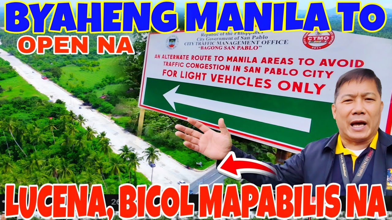 Alternate Route To Avoid Traffic Congestion in San Pablo ,Alaminos Laguna.Byaheng Manila to Bicol