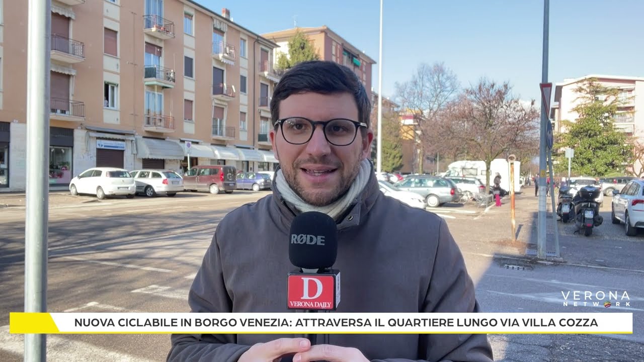 Nuova ciclabile in Borgo Venezia: attraversa il quartiere lungo via Villa Cozza