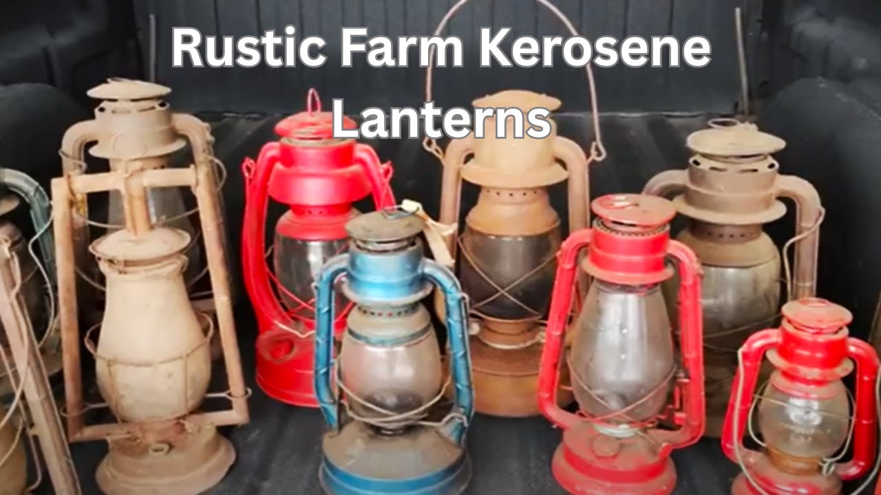 Some of these lanterns are over 100 years old