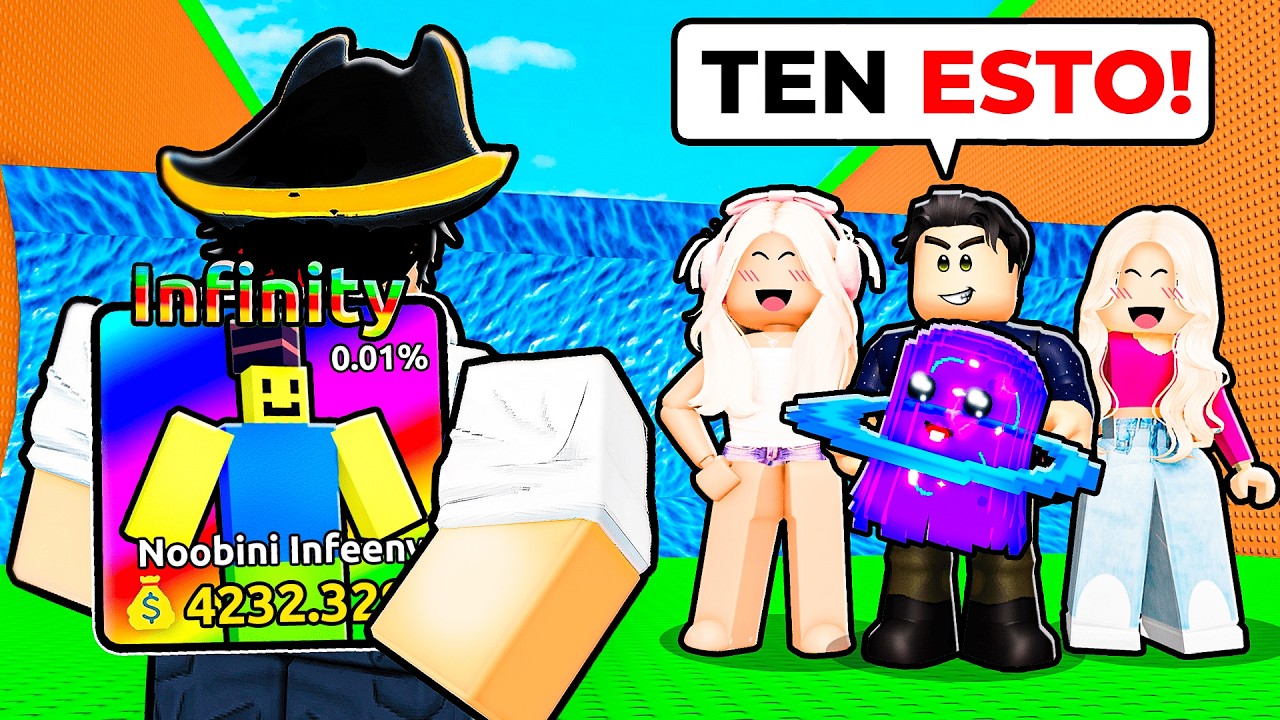 Me HICE pasar por NOOB con el MEJOR BRAINROT INFINITY en Tsunami Brainrots