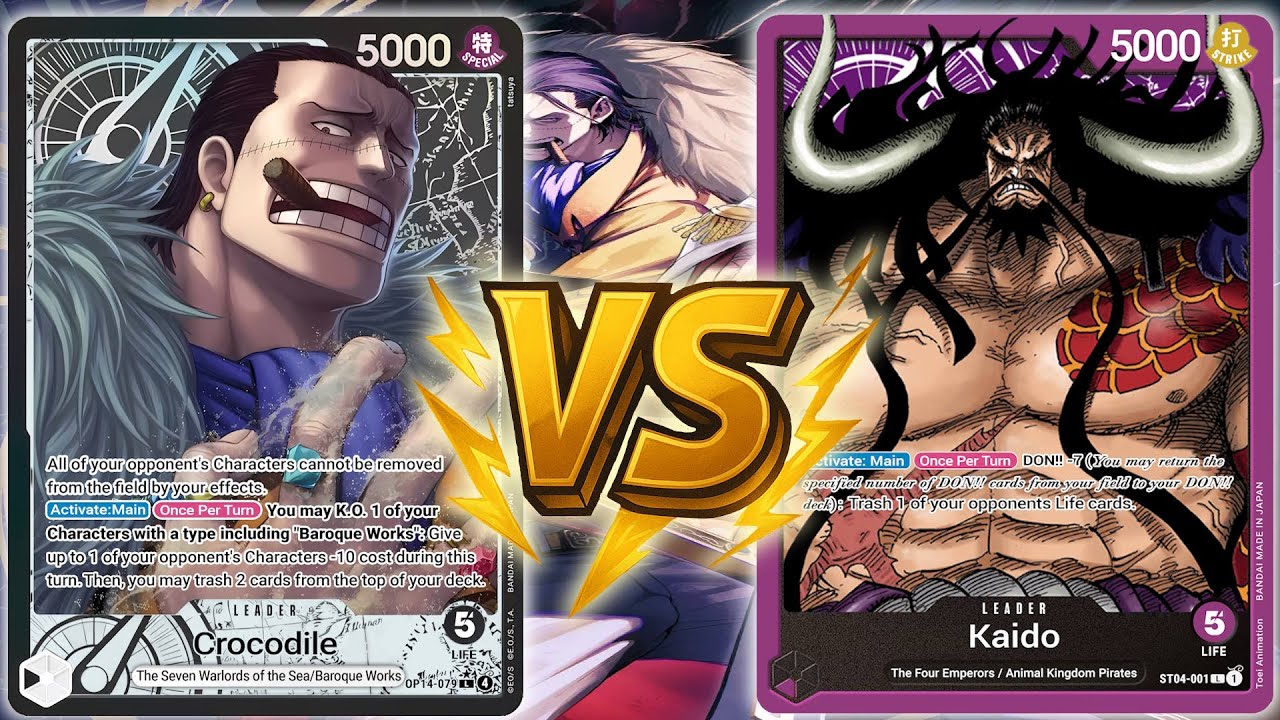 B Crocodile Vs P Kaido | OPTCG Sim Gameplay | OP14