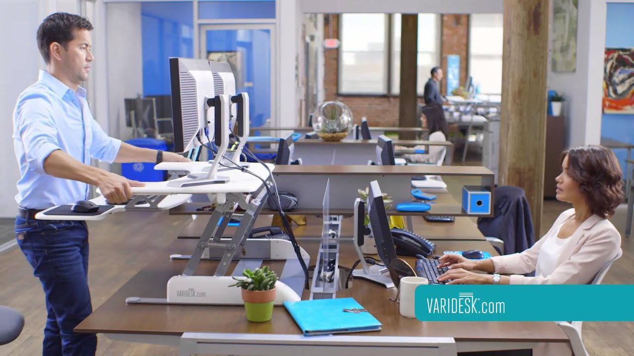 Standing Desk Convert Your Current Desk | VARIDESK&reg;