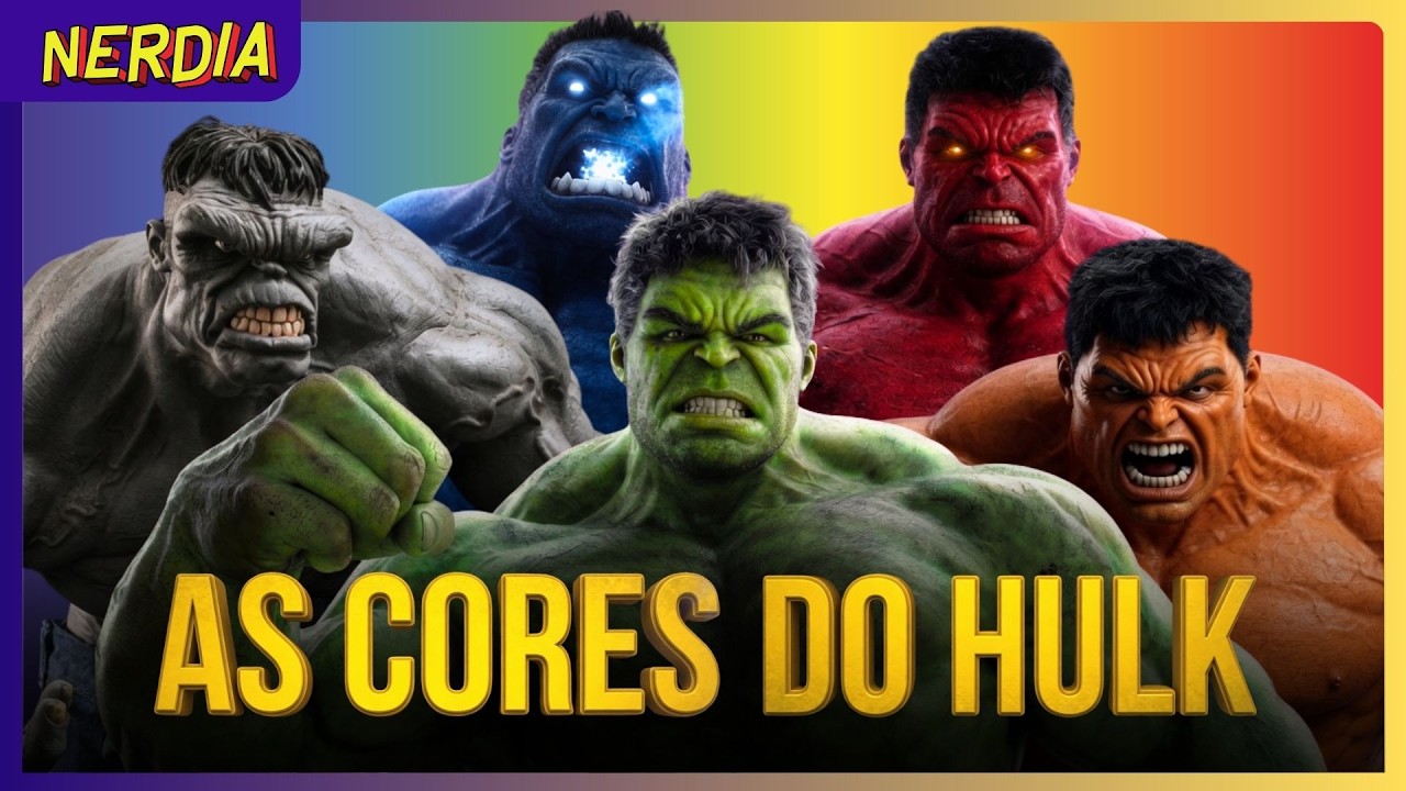 Todas as CORES DO HULK -  EXPLICADAS