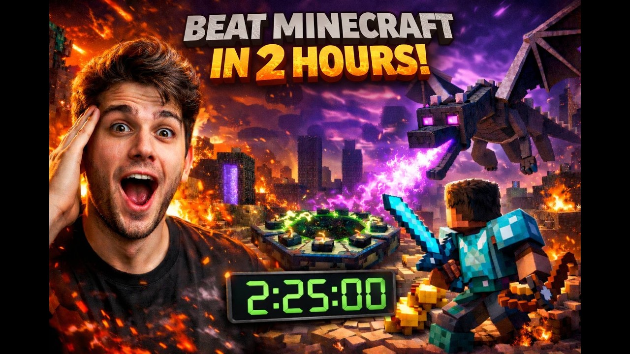 Can I finish Minecraft in 2 hours?