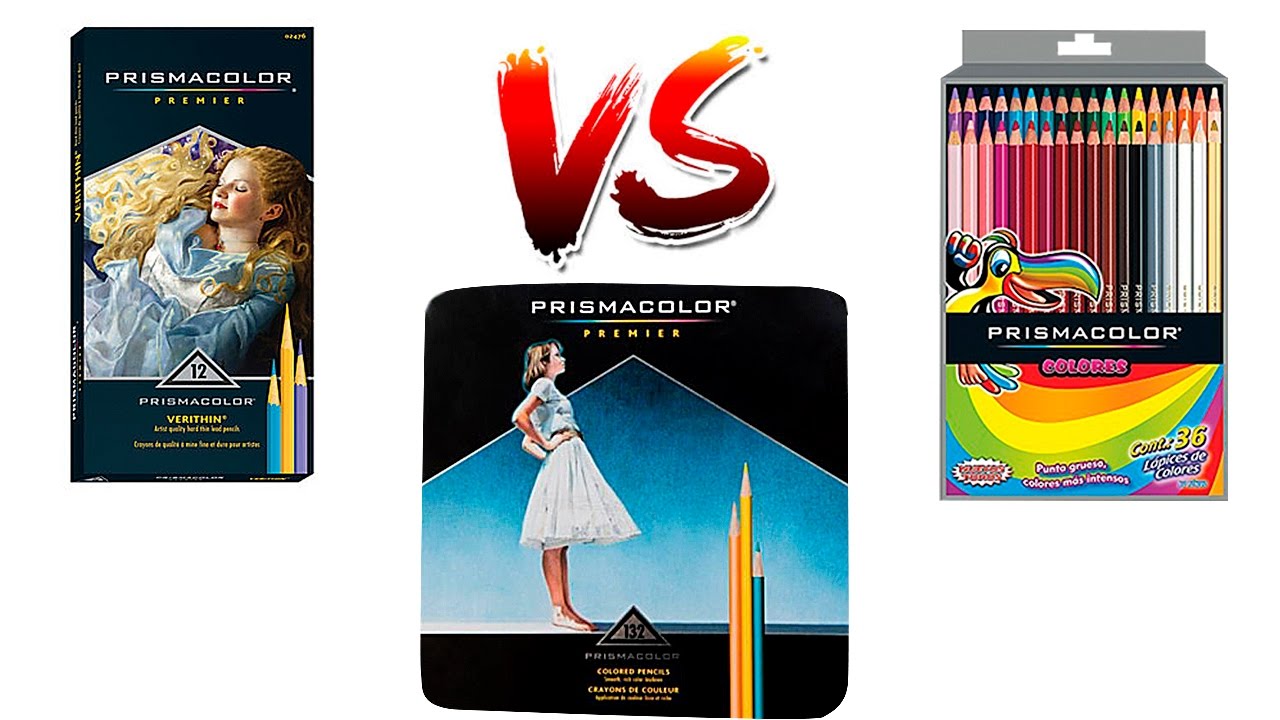 Comparativa entre Prismacolors Premier vs Prismacolor Verithin vs Prismacolor Escolares