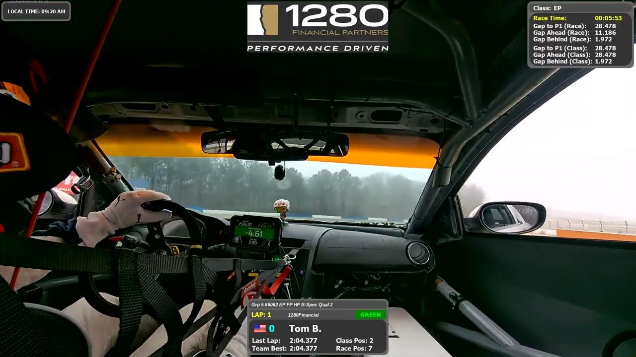 1280Financial at SCCA Hoosier Super Tour Road Atlanta qual 3 E Production (Copy)