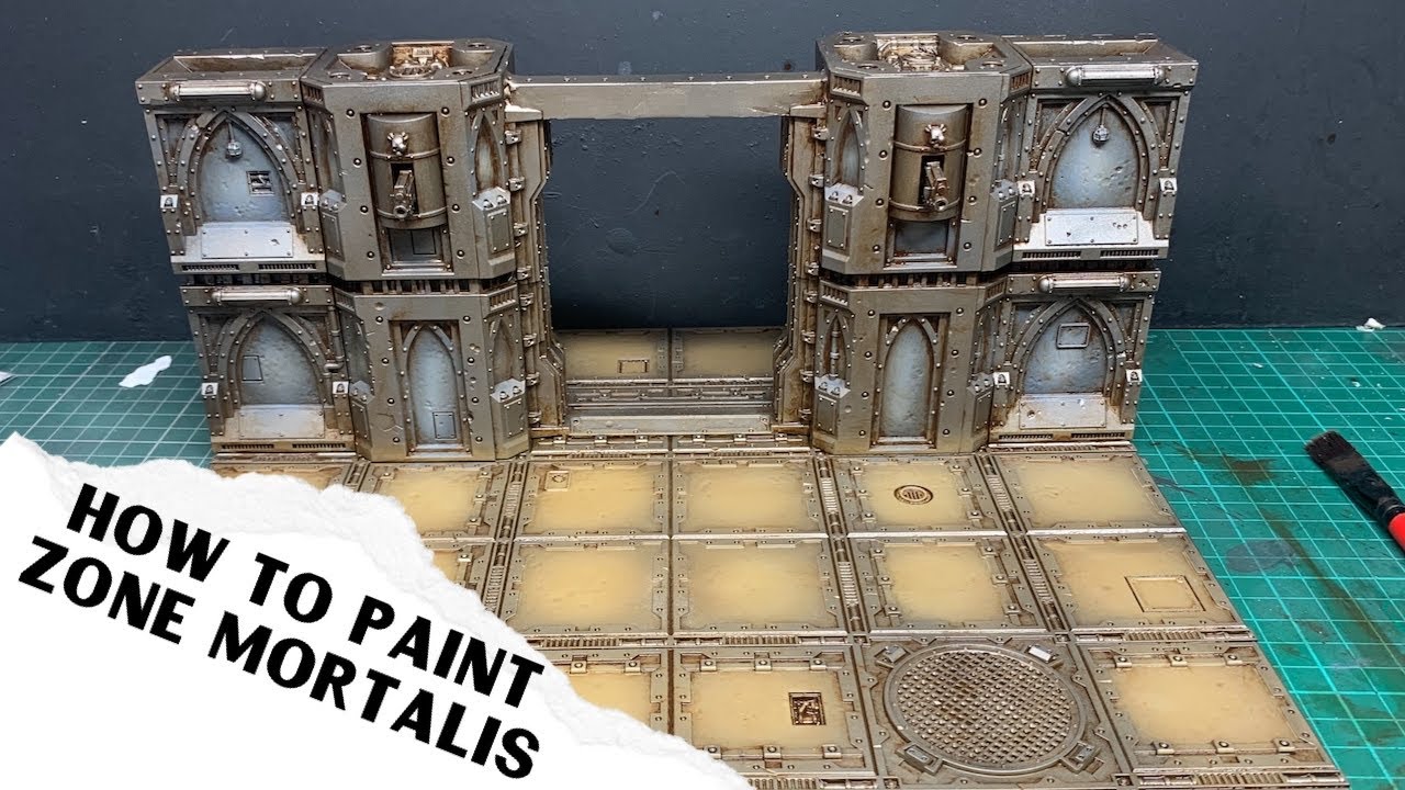 How To Paint Zone Mortalis - Necromunda table