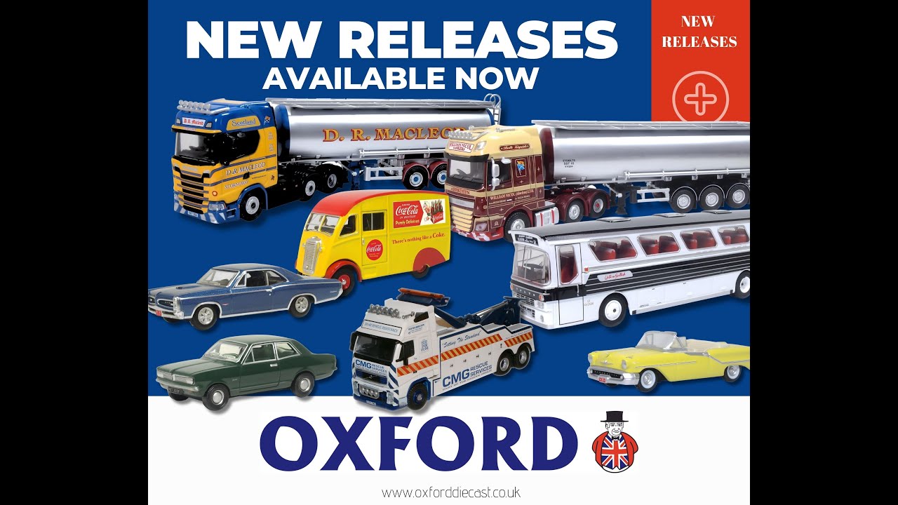 November 2023 New Releases Oxford Diecast