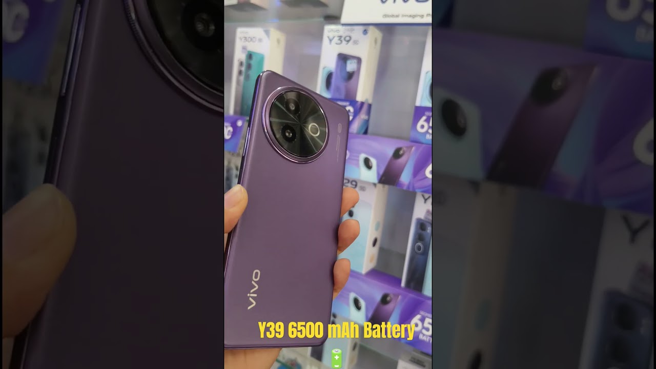 Vivo Y39 5g biggest battery 🔋 smart phone #6500mAh #vivo #shorts
