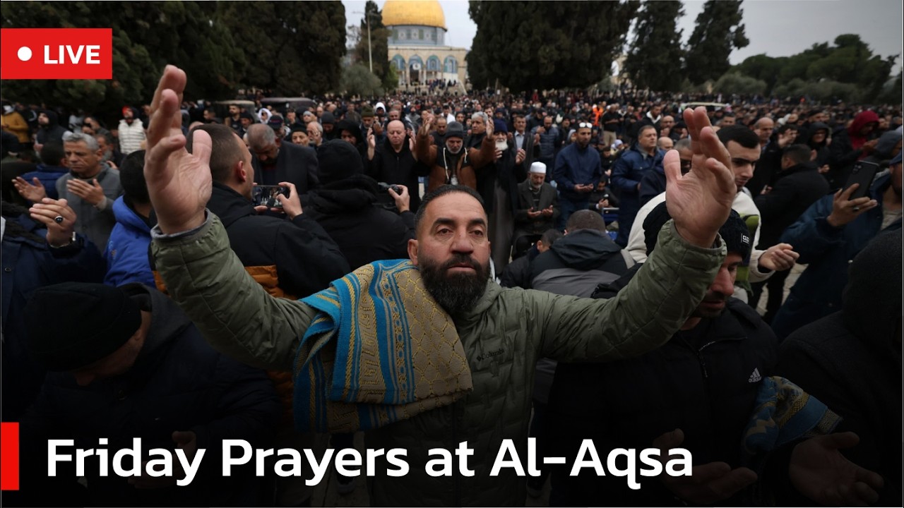 🔴LIVE: Palestinians Gather at Qalandia Checkpoint for Friday Prayers at Al-Aqsa Mosque | AC1W