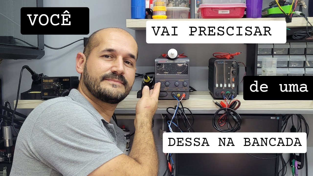 COMO UTILIZAR A FONTE ASSIMÉTRICA OU FONTE DE BANCADA !!!  RafaTec