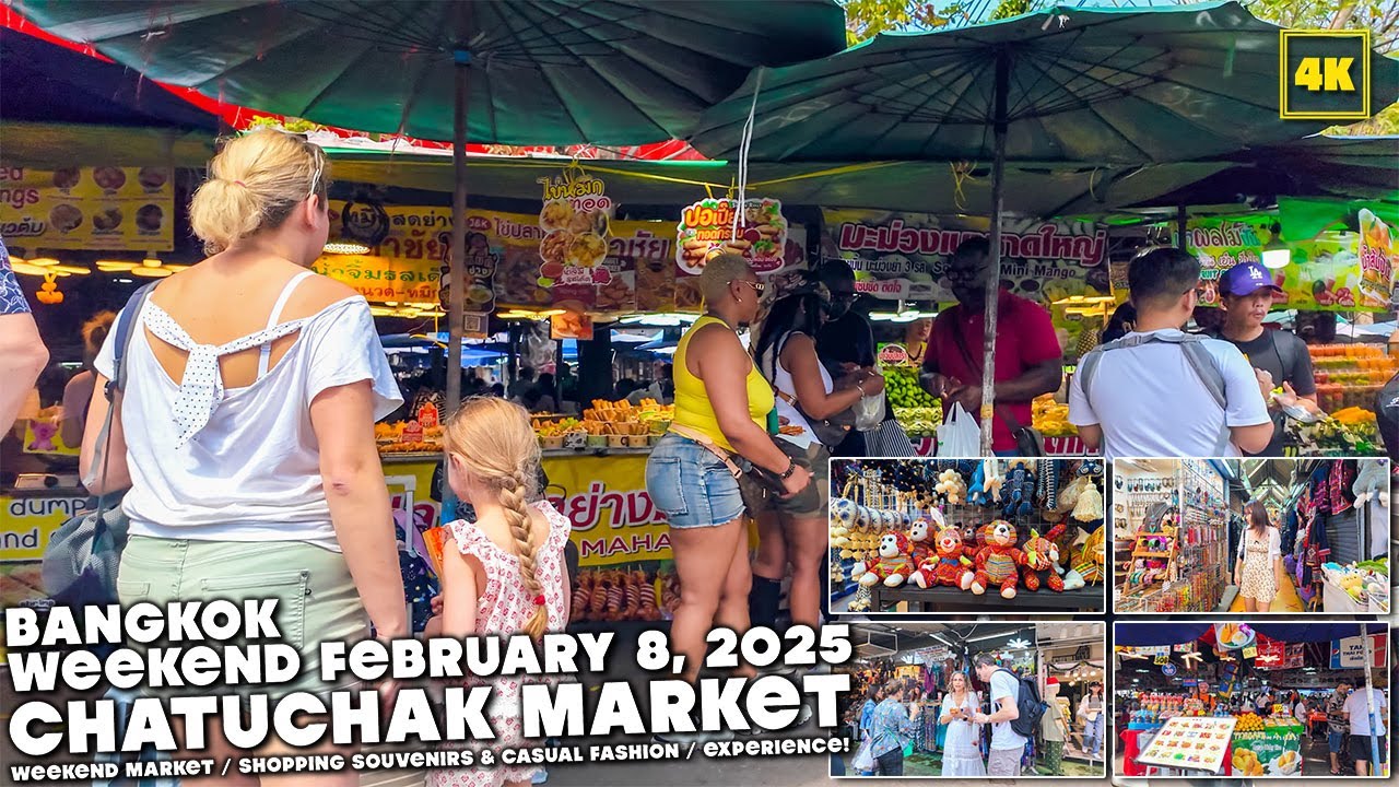 Chatuchak Market , Bangkok / Exploring the souvenir section! (February 8, 2025)
