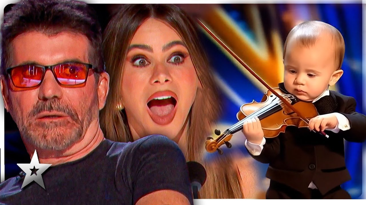 A 1-Year-Old Virtuoso: Suit Up for This Adorable Performance! AGT
