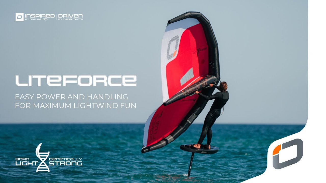 Easy power and handling for maximum lightwind fun | Liteforce wing
