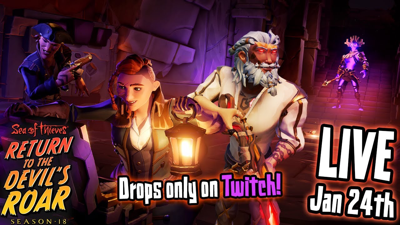 [12HR] Drops on Twitch! Season 18 Act II ❤️‍🔥 Sea of Thieves PVP | (!figgyz) (!discord) (!youtube)