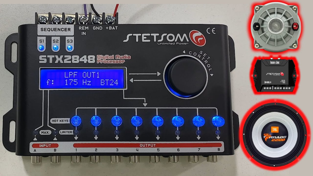 Passo a Passo: Como Configurar o Processador de Áudio STX2448 da Stetsom