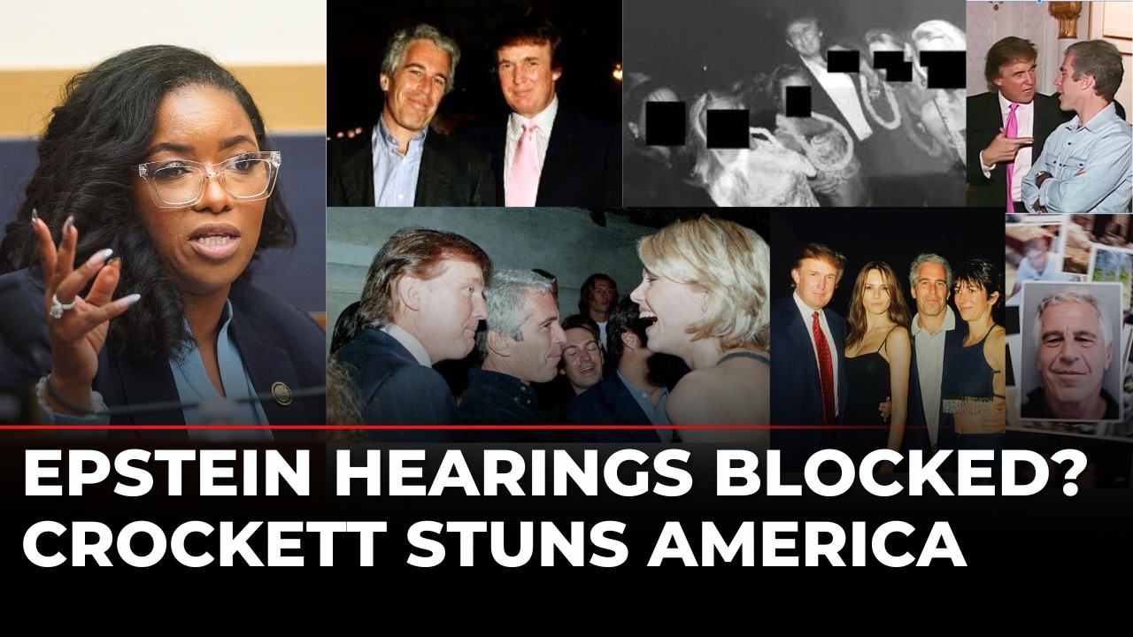 US Congress LIVE: Jasmine Crockett Destroys GOP Over Refusal to Hold Epstein Hearings | Trump News