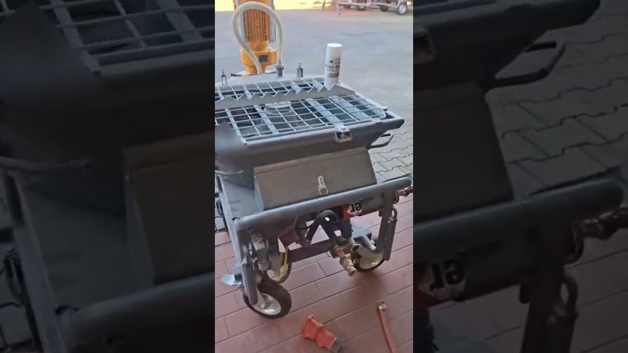 Verputzmaschine Einweisung/ Anleitung f&uuml;r die Verputzmaschine