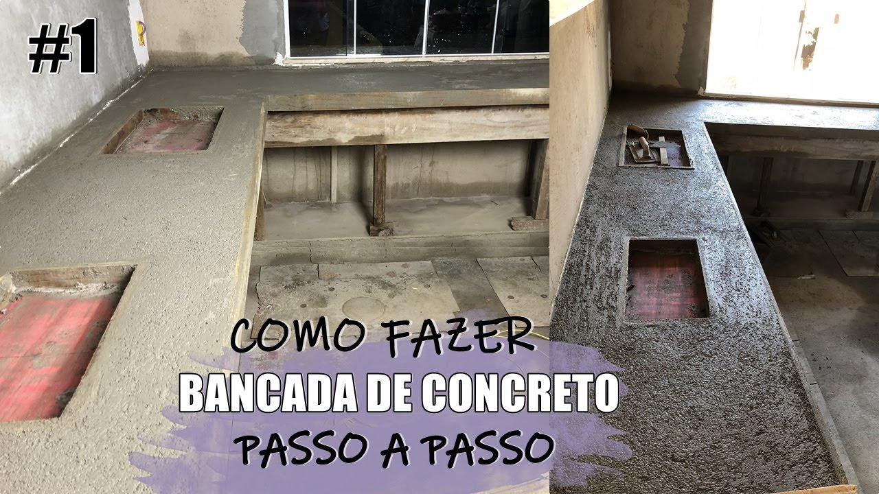 COMO FAZER BANCADA DE CONCRETO - PASSO A PASSO PARTE #1 #DIARIODAOBRA