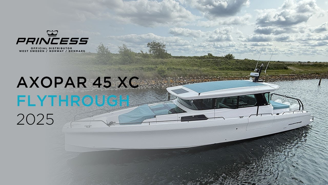 2025 Axopar 45 XC Cross Cabin Brabus flythrough * SOLD