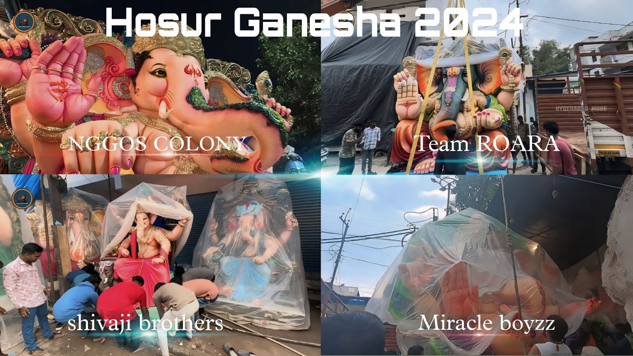 Hosur Ganesha 2024 transportation 🚩 #hosurbigganesha2024 #hosurganeshatransportation #bigganesha