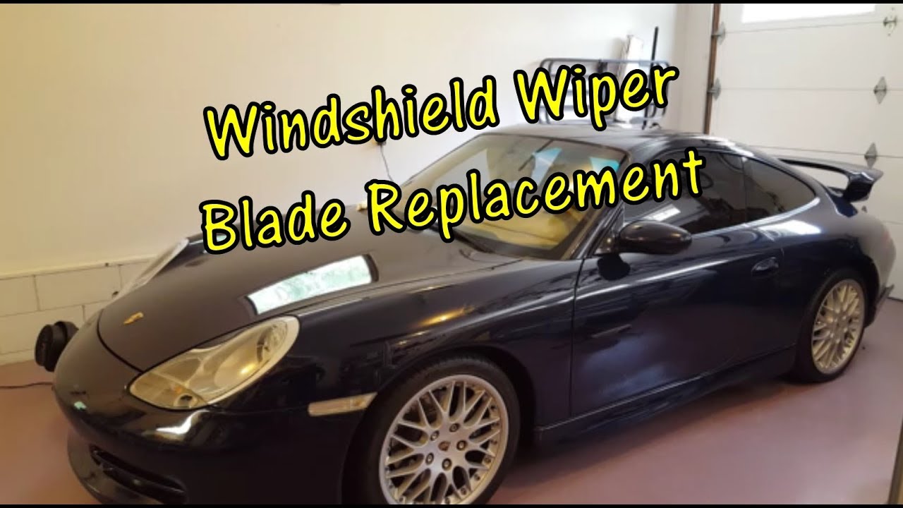 How To Remove & Replace Porsche 911 Carrera Windshield Wiper Blades (DIY)