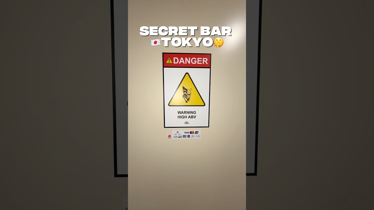 Secret bar I just found in Tokyo! #Japan #Tokyo #speakeasy #bar #Tokyobar