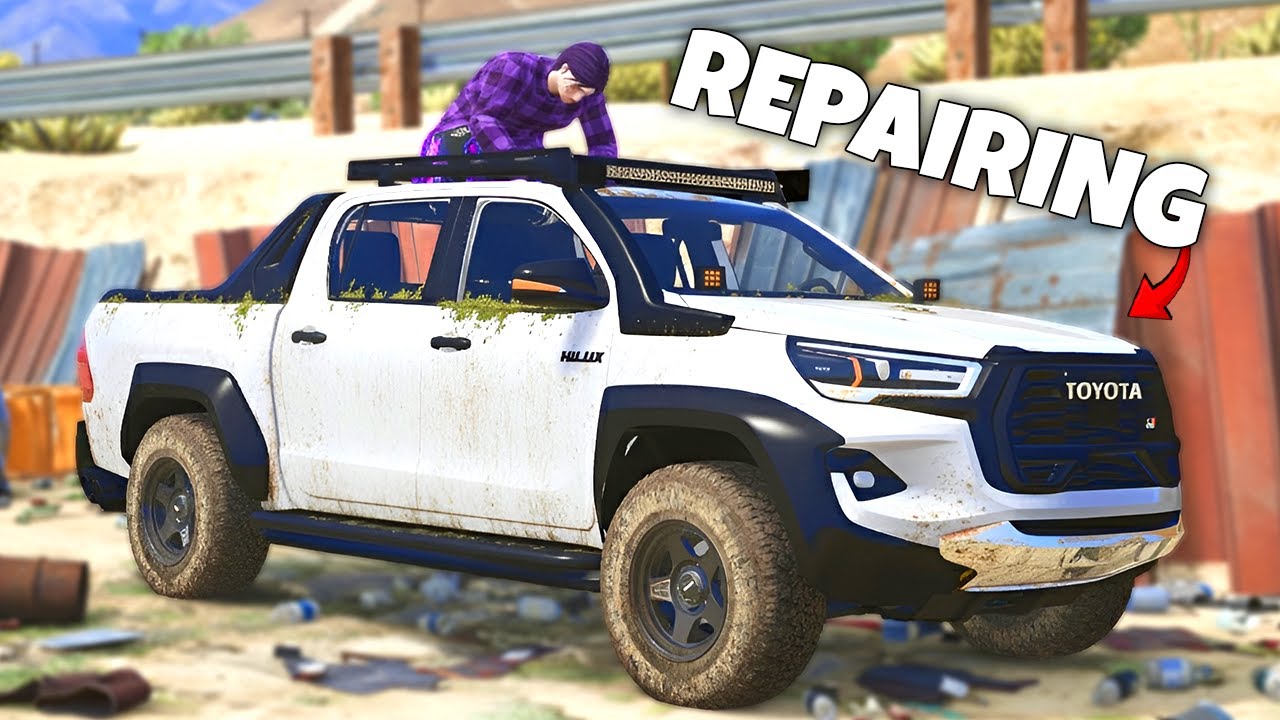 REPAIRING OFF-ROAD PICKUP sa GTA 5 (SOBRANG GANDA NETO!) | SnoopX