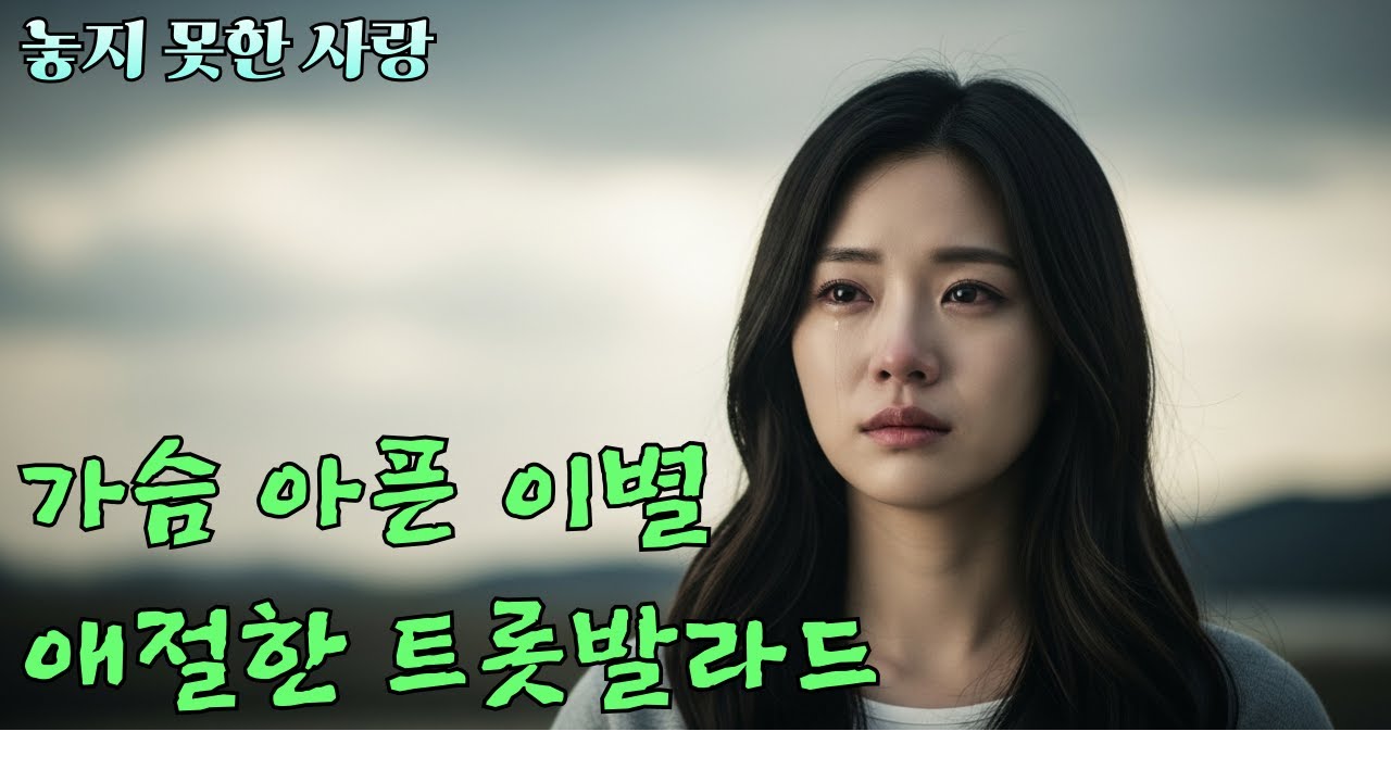 놓지못한 사랑 [감성 애절한 트롯발라드]