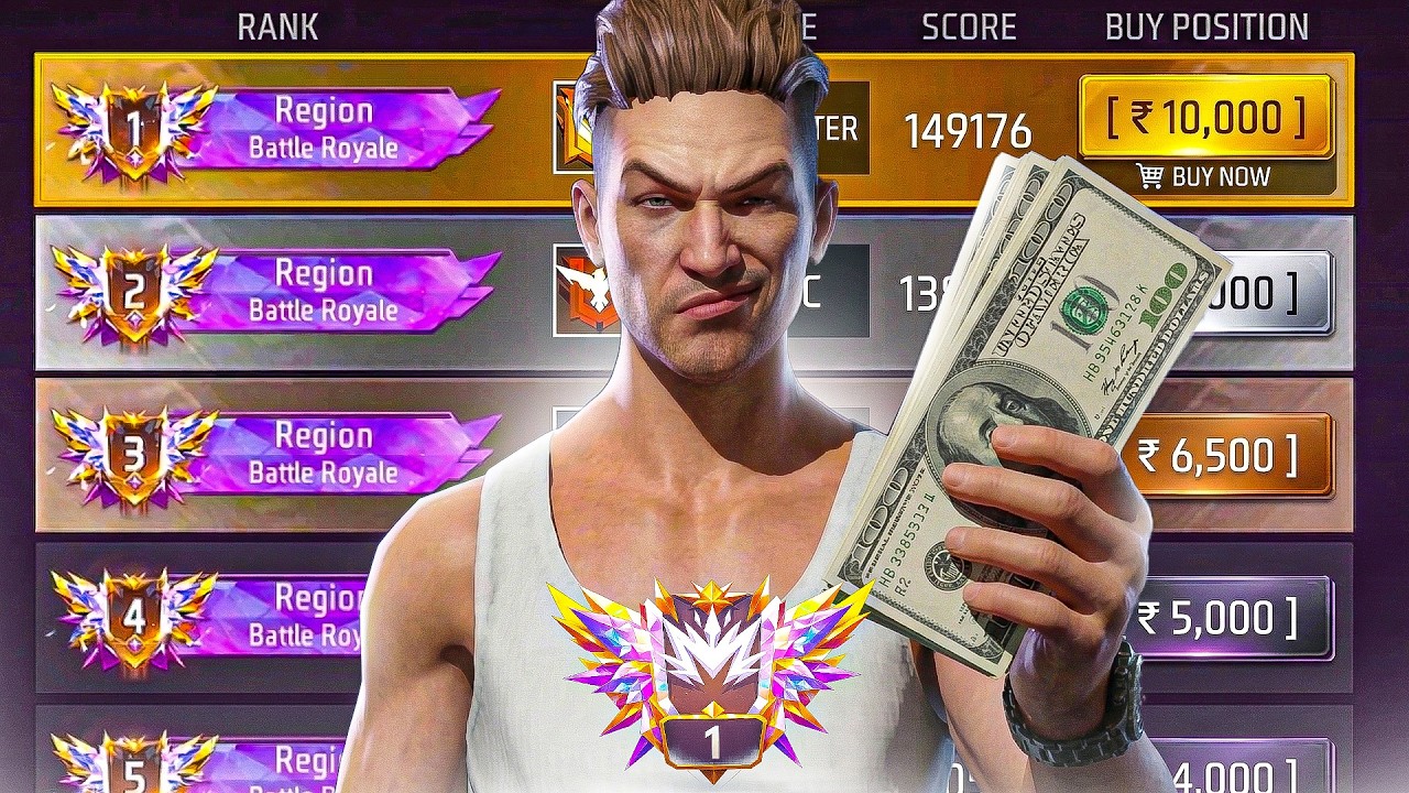 I Hired an EXPERT Rank Pusher for Grandmaster in Free fire !!
