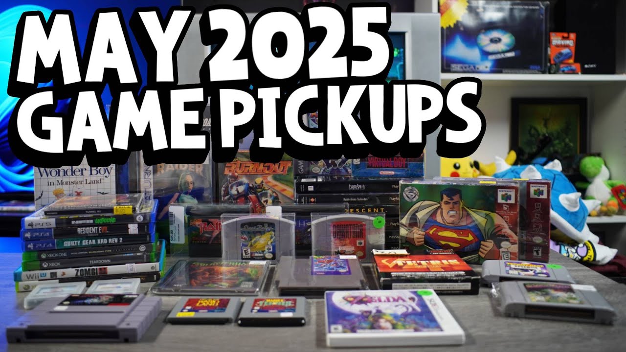 My HUGE Video Game Haul for May 2025!