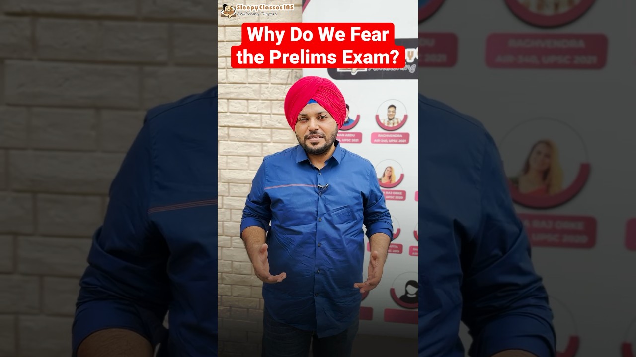 Do You Fear the Prelims Exam?