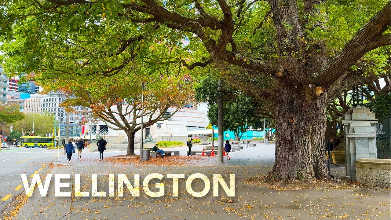 WELLINGTON AUTUMN WALK 4K | New Zealand vlog 2025