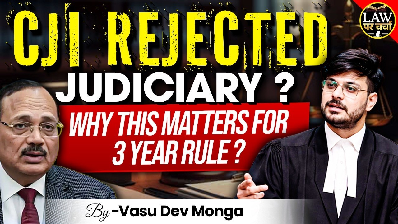 CJI Surya Kant&rsquo;s Emotional Advice To Judiciary Aspirants |&ldquo;The Bar Is Waiting For You&rdquo; | 3 Year Rule